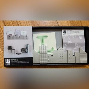 Skyline Photo Display from Loft by Umbra in nickel, NIB